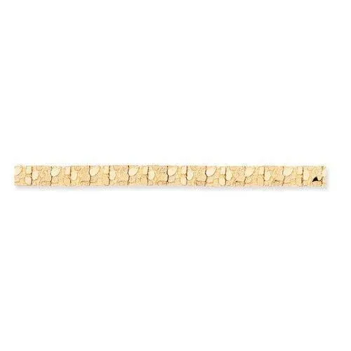 14k Yellow Gold 9.50MM Nugget Bracelet