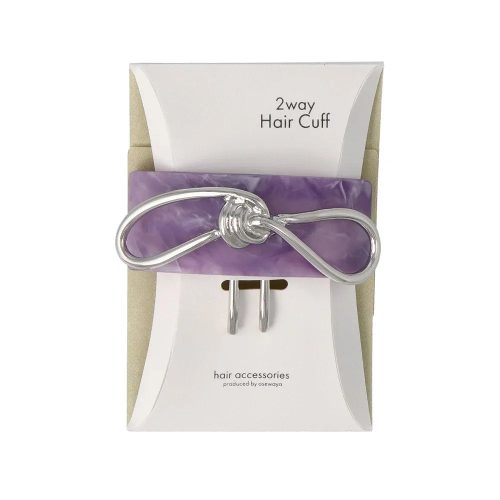 2 Way Rectangular Bowknot Pony Hook