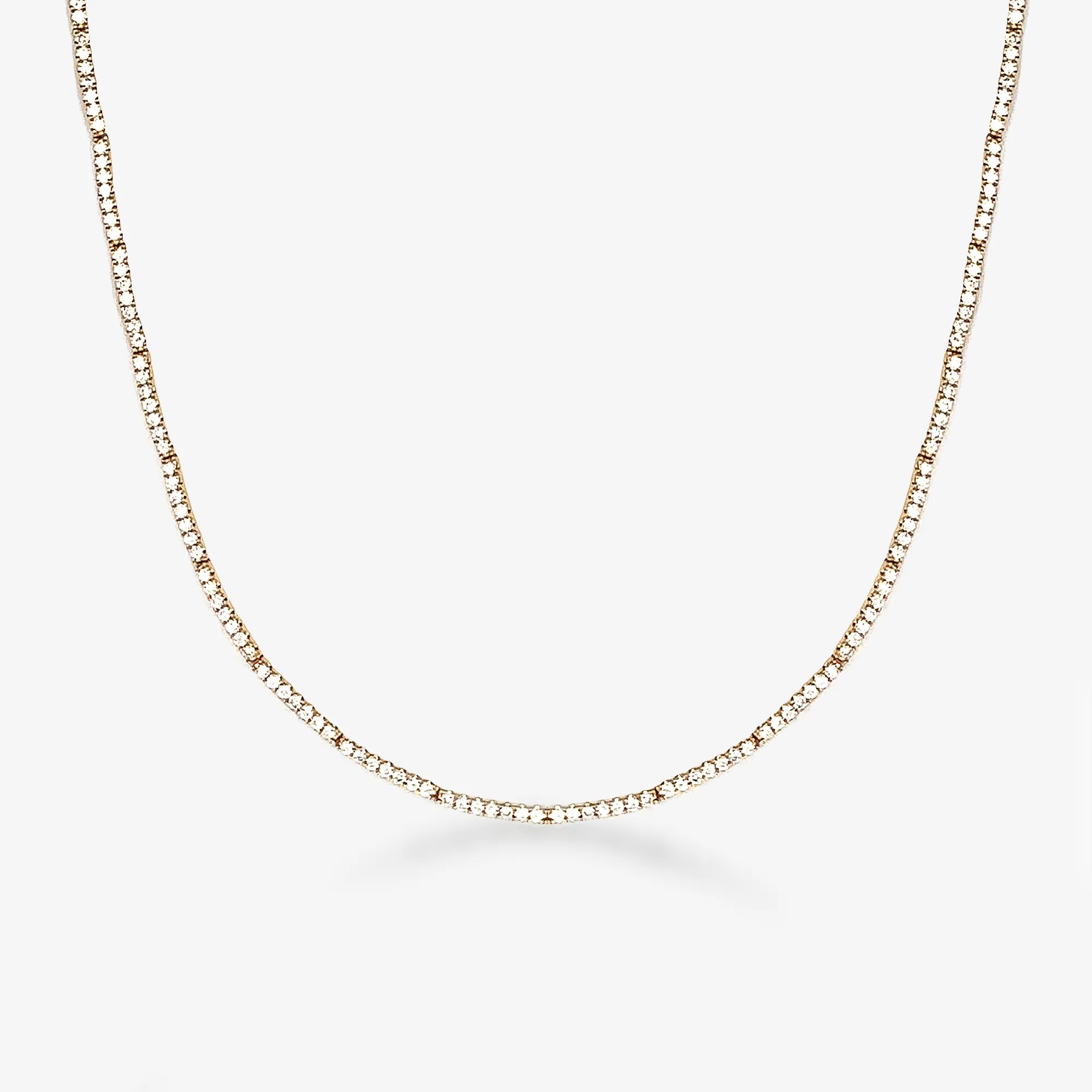 2.00CT Flex-Bar Diamond Tennis Necklace