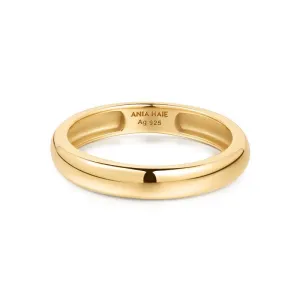 Ania Haie Gold Curve Dome Band