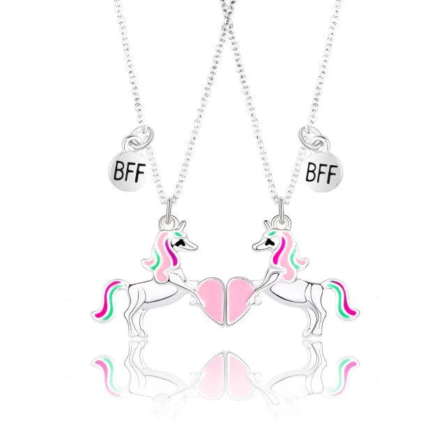 Best Friends Unicorn Necklace