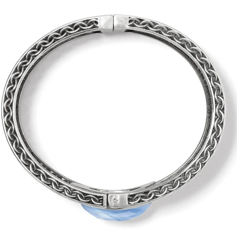 Blue Moon Hinged Bangle