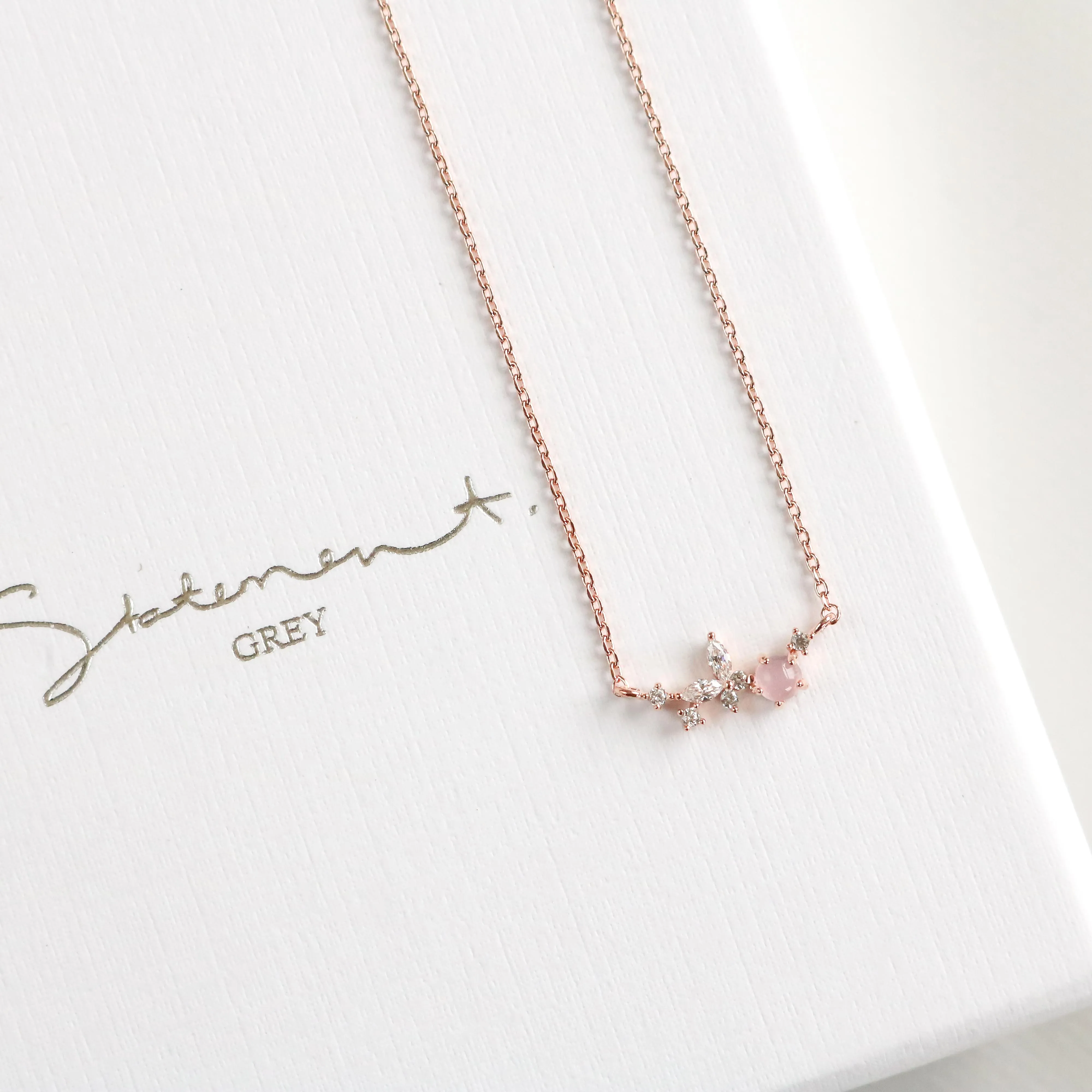 Blush Butterfly Necklace