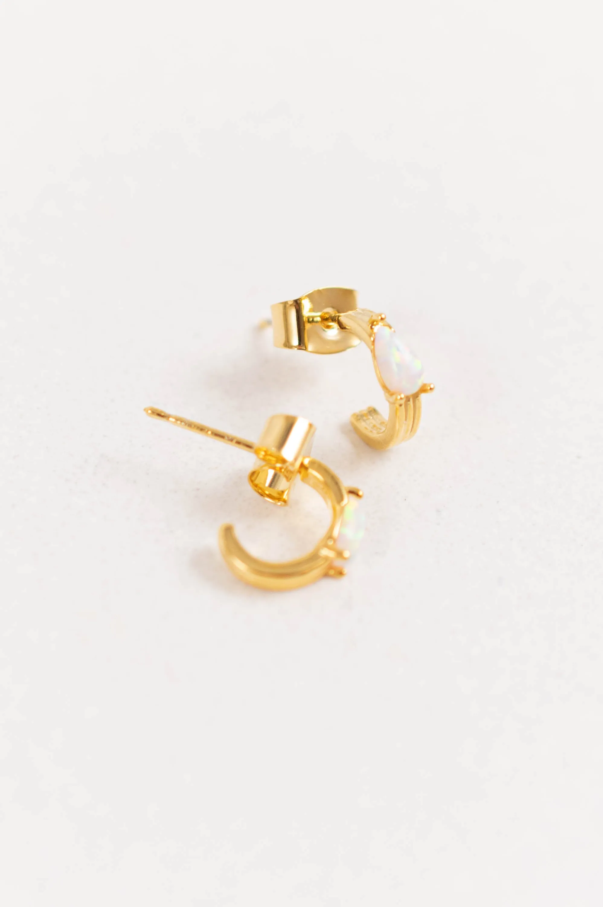 Bold Advances Earrings, Gold