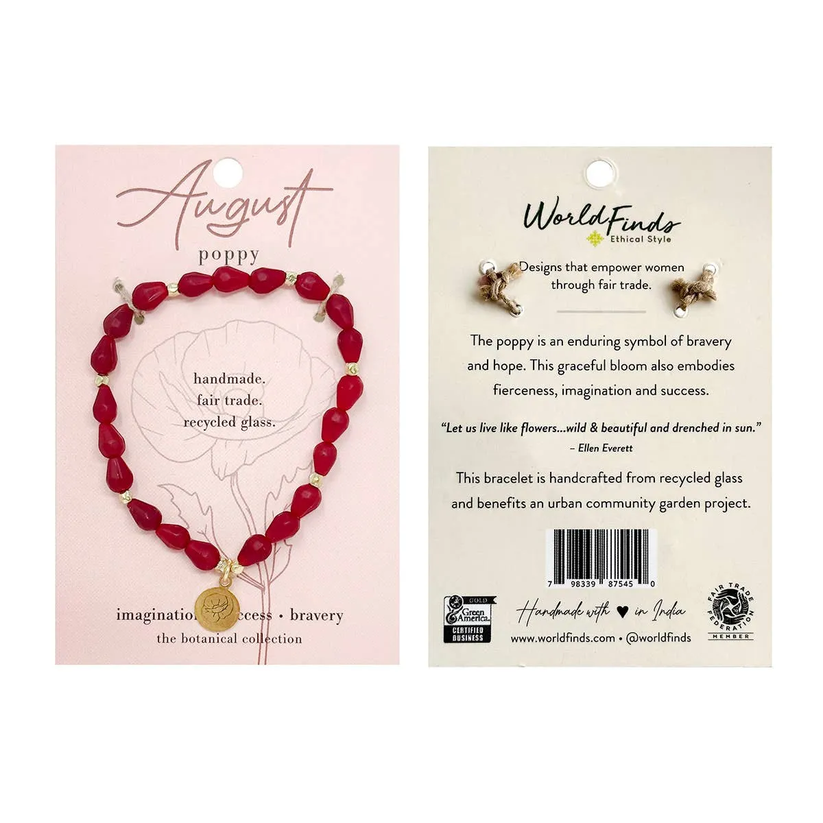 Botanical Collection Birth Month Bracelets