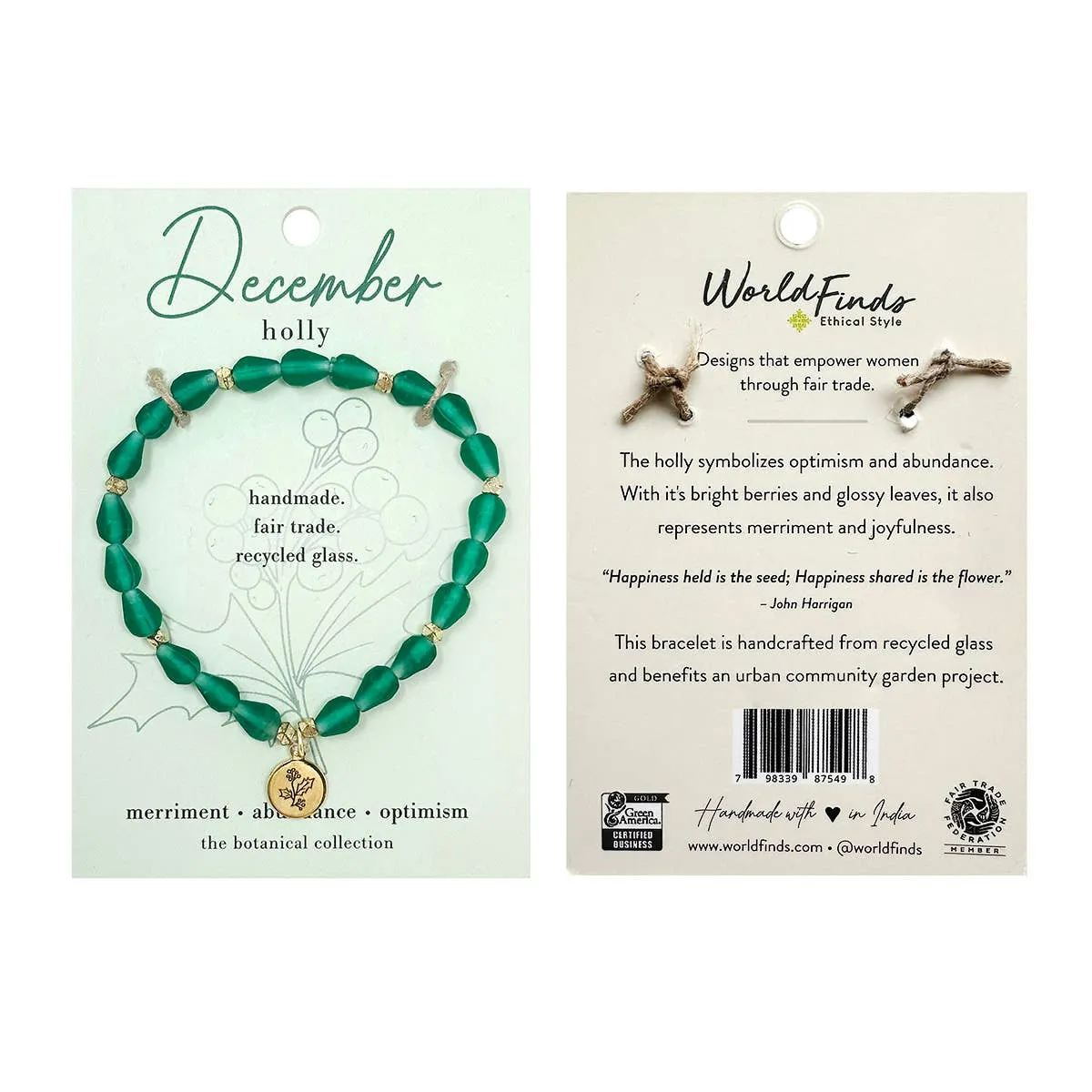 Botanical Collection Birth Month Bracelets