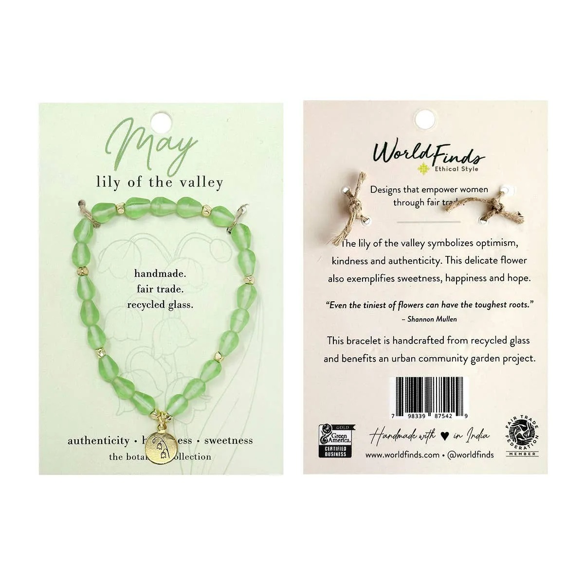 Botanical Collection Birth Month Bracelets