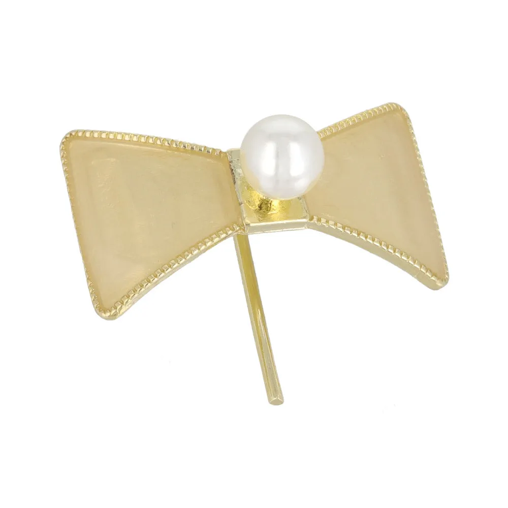 Bow Pearl Pony Hook