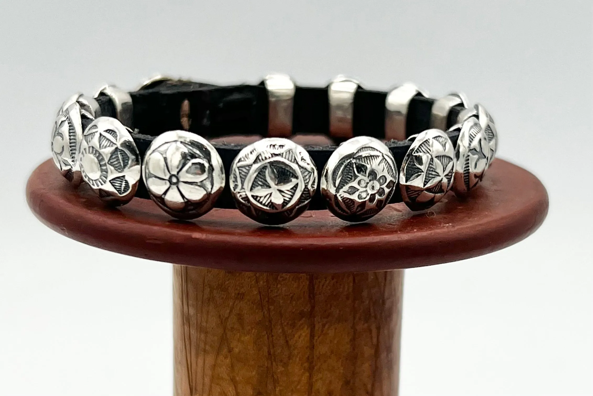 Bracelet- Rich Montano Sterling/Leather