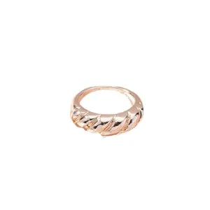 Chic Japanese and Korean Metal Texture Rings for Women - Wholesale Minimalist Alloy Design