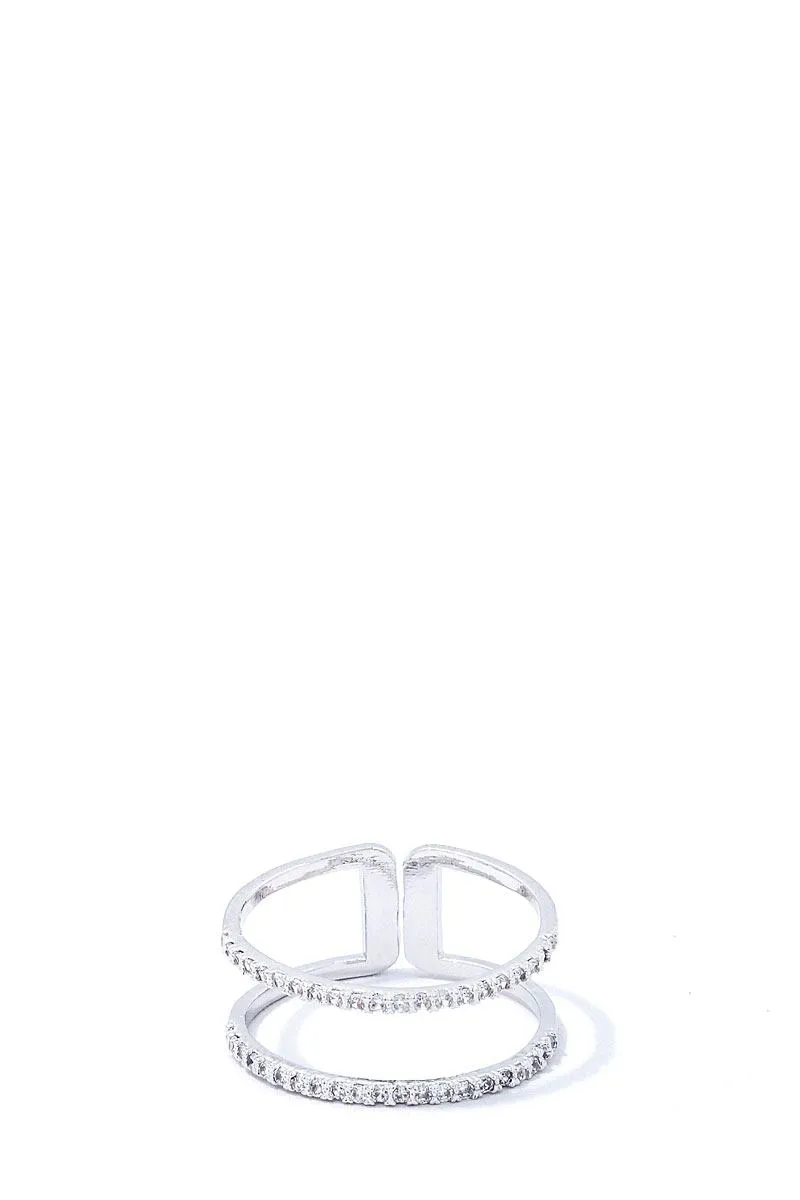 Chic Princess Rhinestone Zirconia Ring