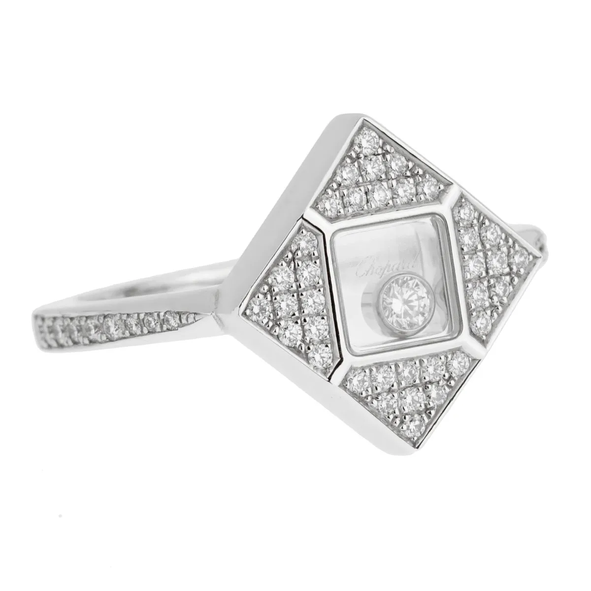 Chopard Happy Diamonds White Gold Ring