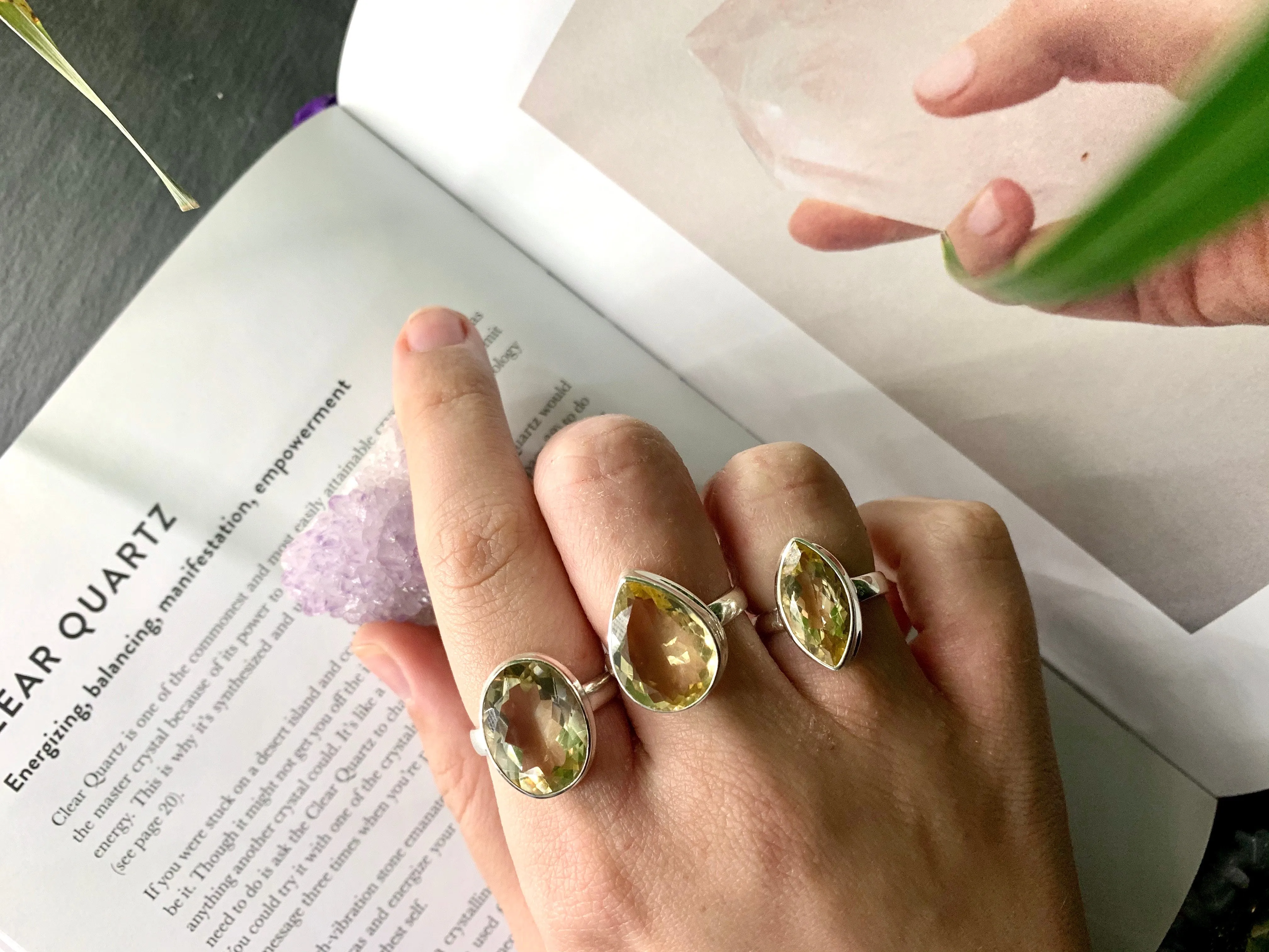 Citrine Ari Ring - Marquise / Oval