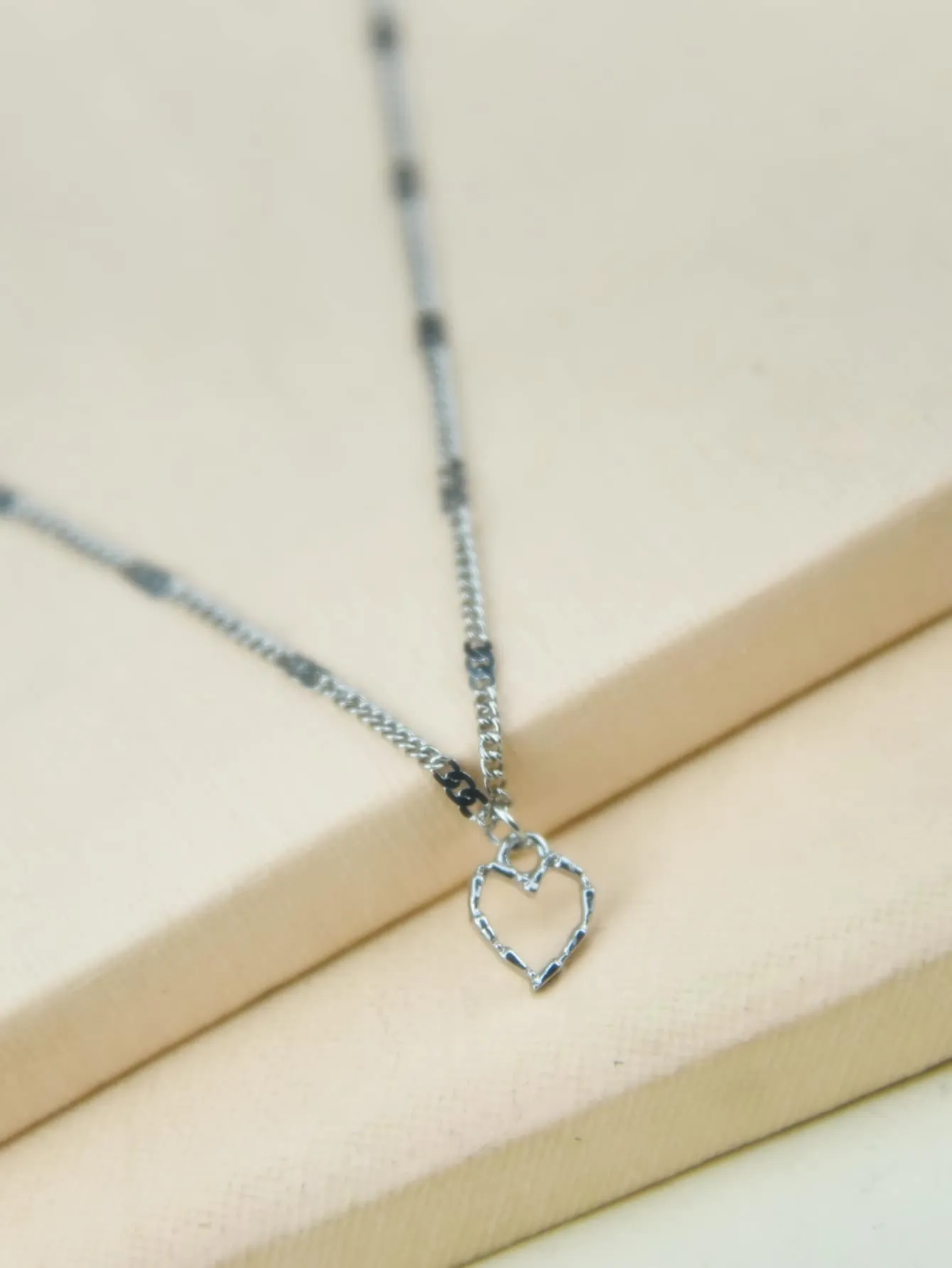 Cute Heart Charm Necklace Jewelry for Women Gift for Her Necklace Accessories