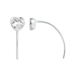 Dainty Simple Heart Earrings for Women BSE1003