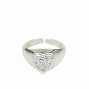 Diamond Heart Rings