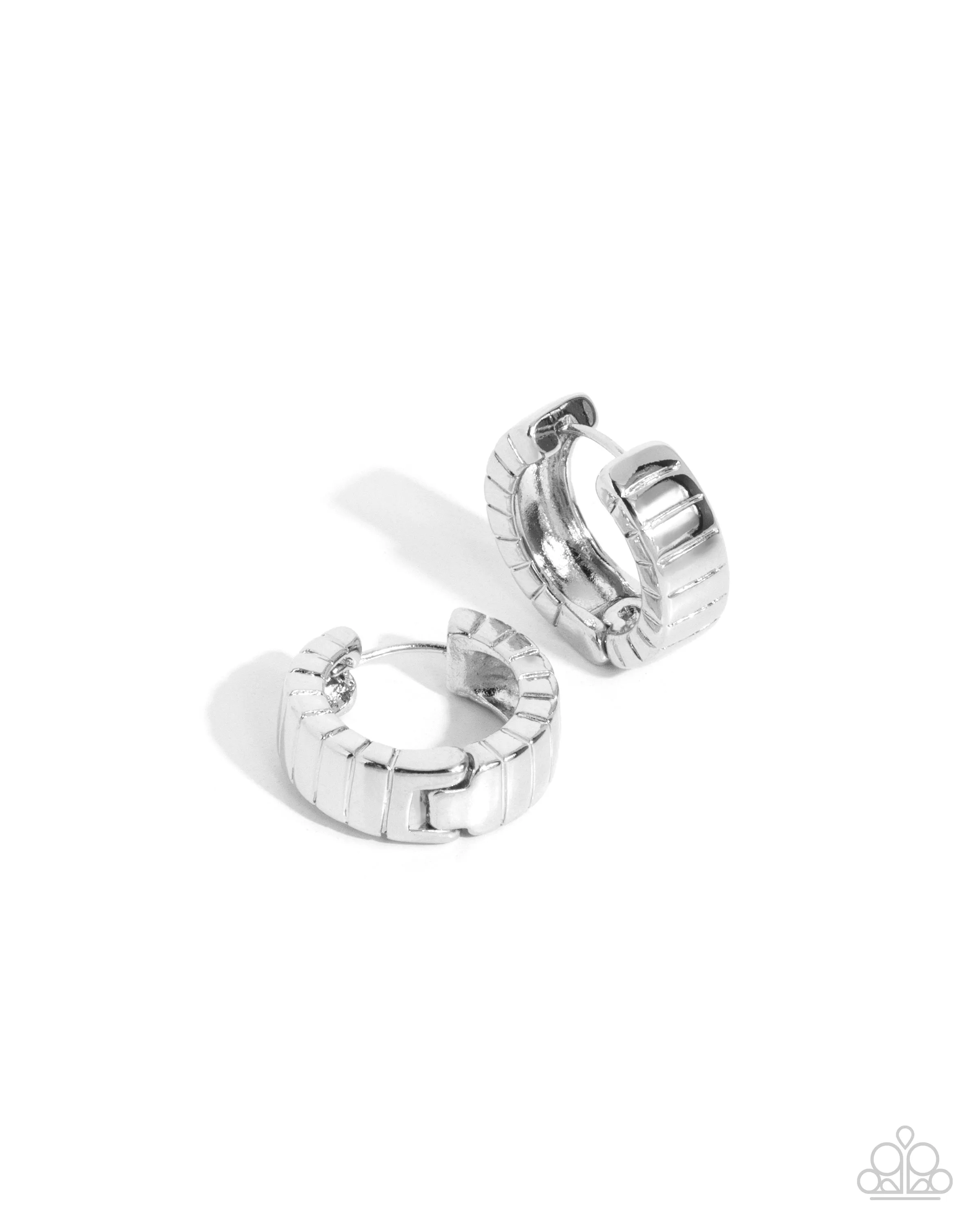 Earrings BOLD Up! - Silver MINI Hinge