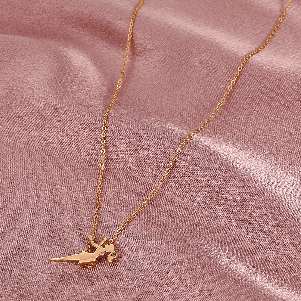 Elegant Temperament Girl Swing Clavicle Chain Fashionable And Simple