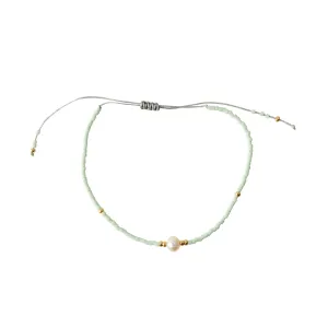 Fresh Pearl and Gold Bead Bracelet, Mint