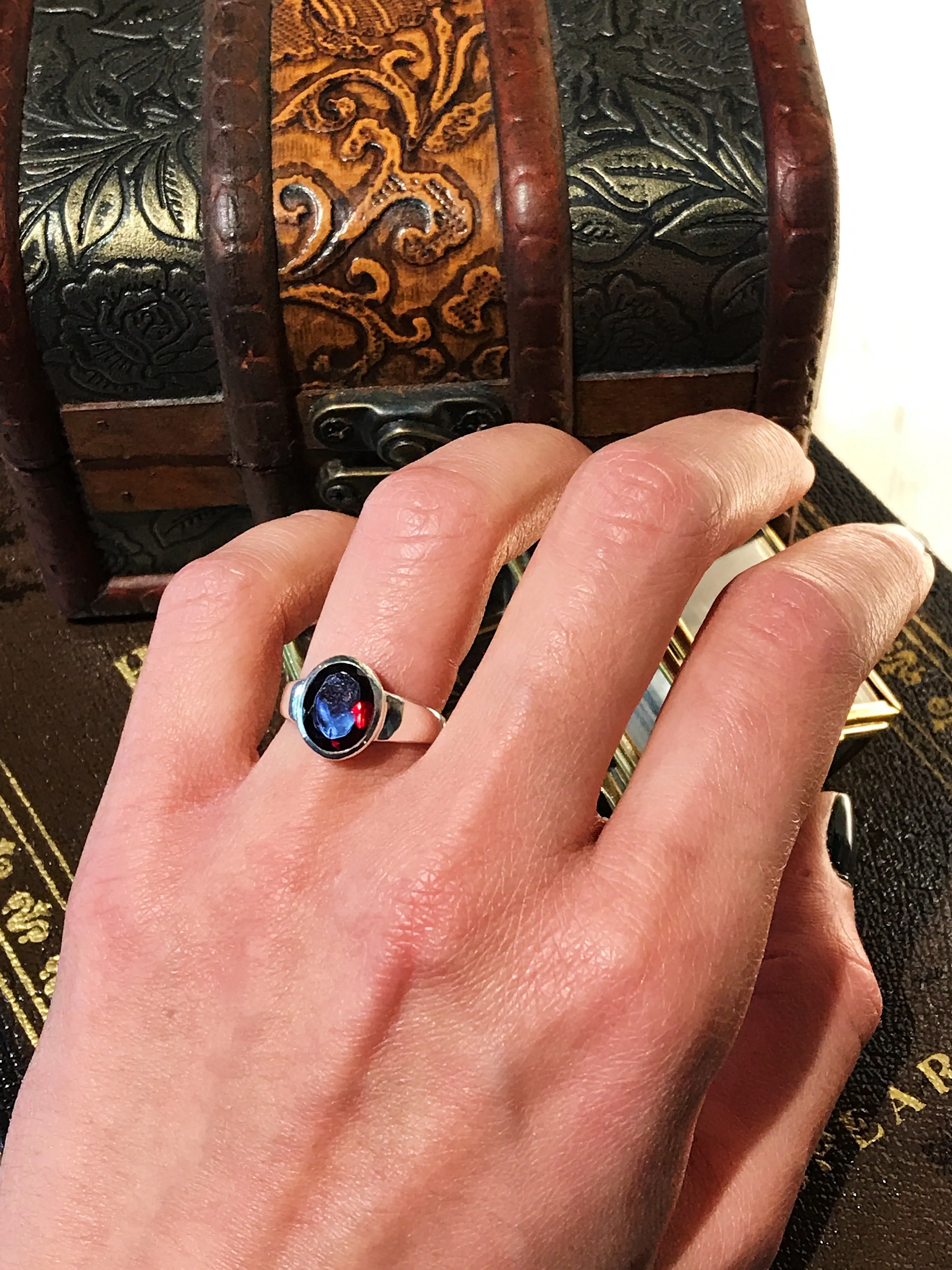 Garnet Sabina Ring