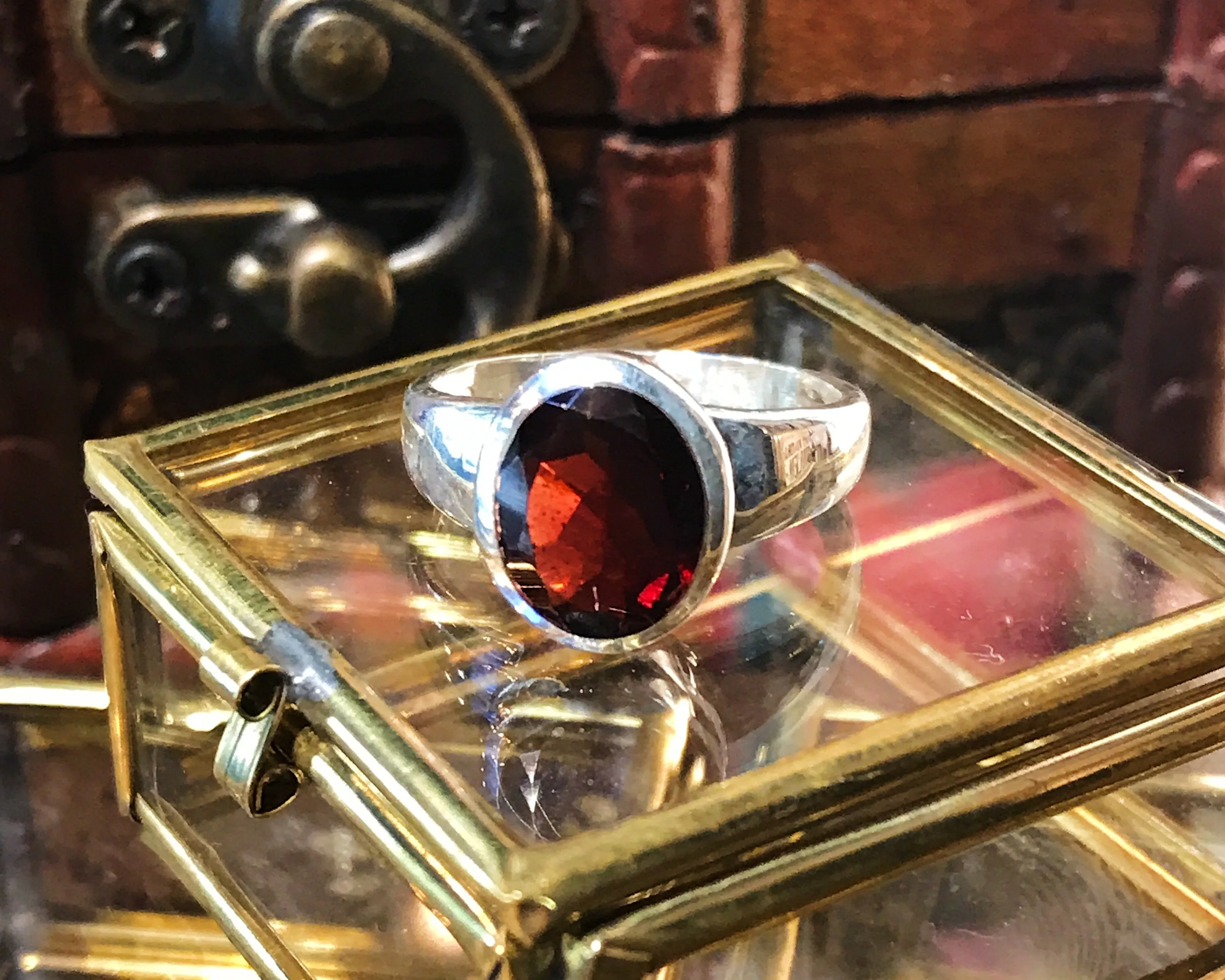 Garnet Sabina Ring