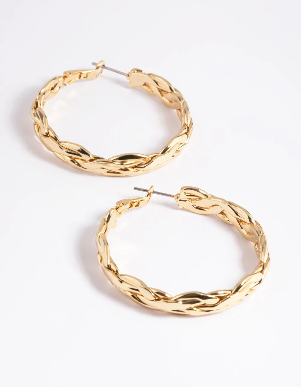 Gold Plated Hoop Earrings