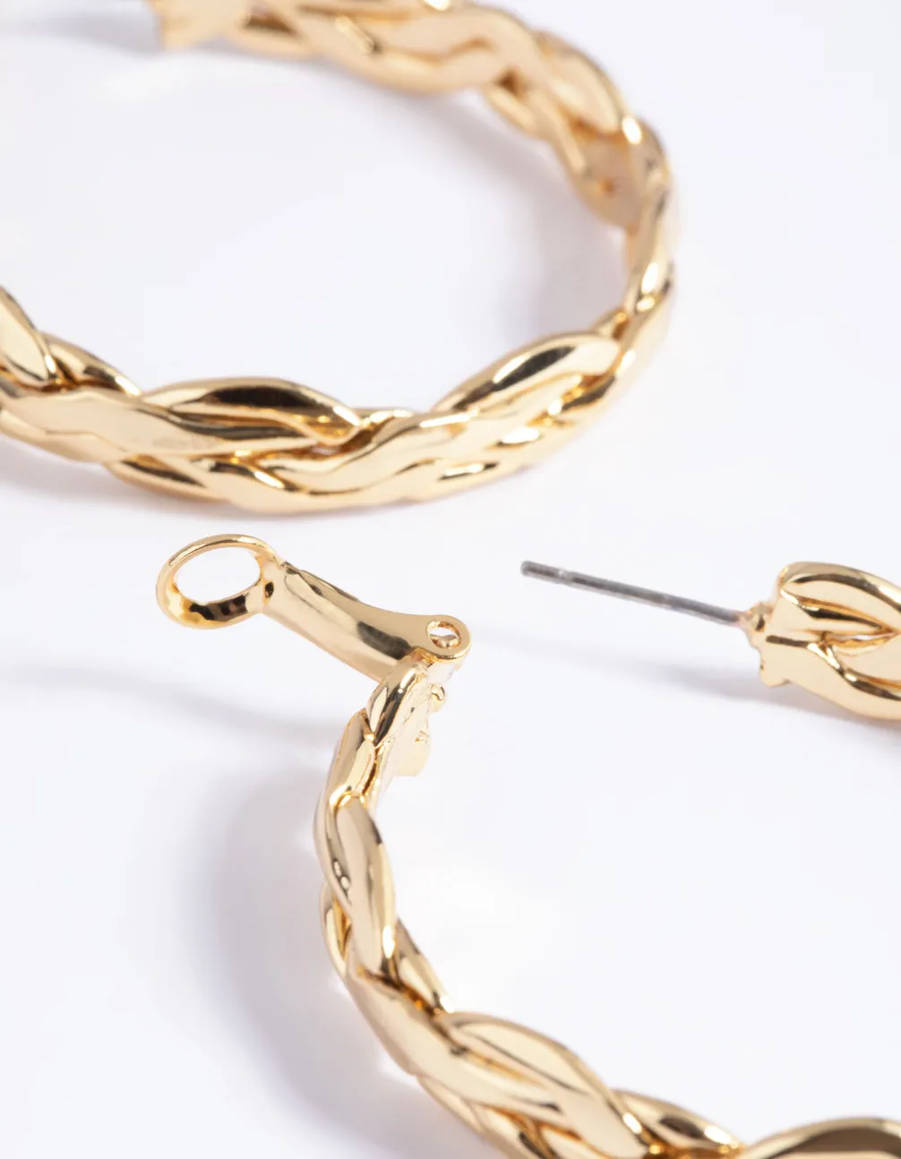 Gold Plated Hoop Earrings