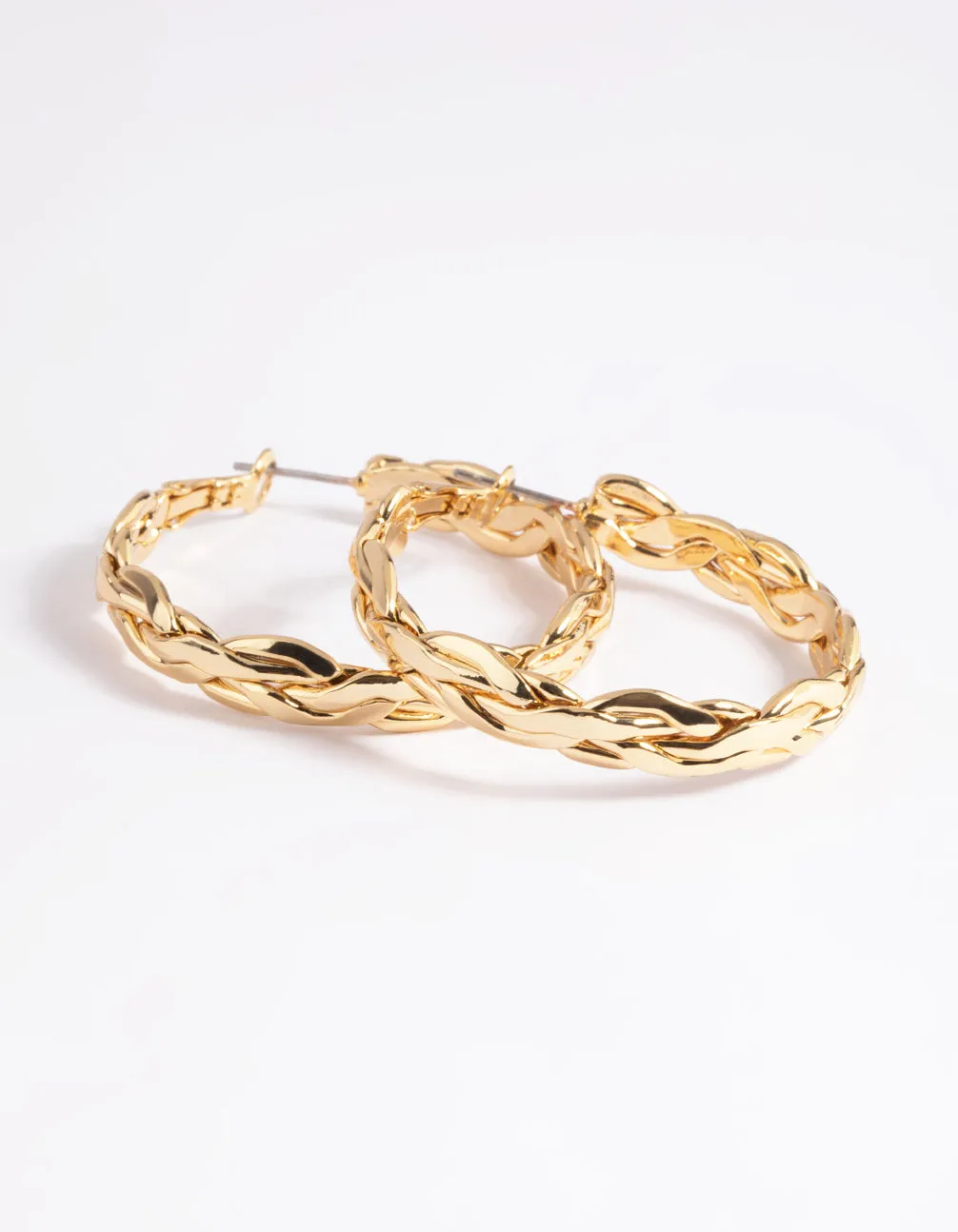 Gold Plated Hoop Earrings