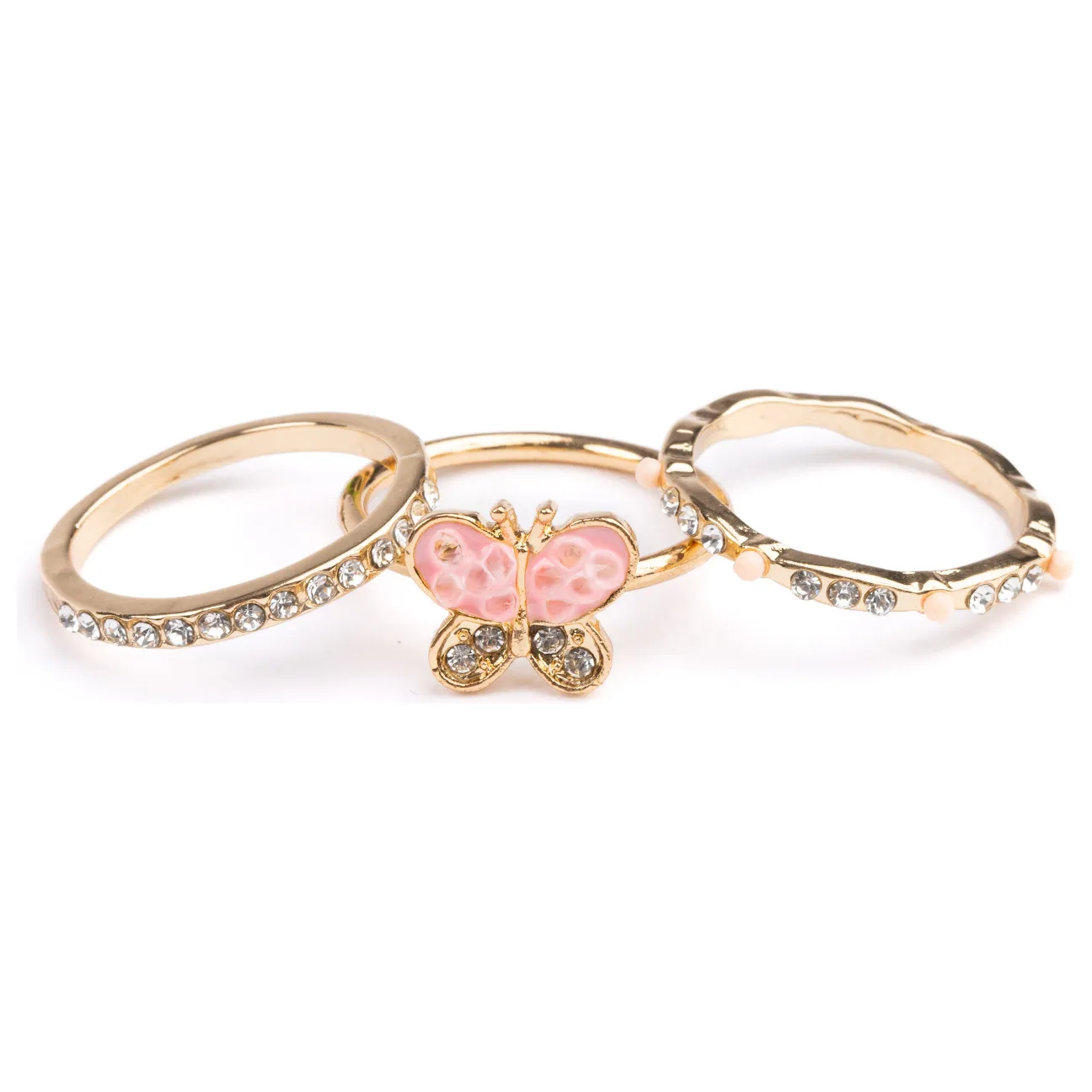 Great Pretenders Rings Set Boutique Chic Butterfly Garden