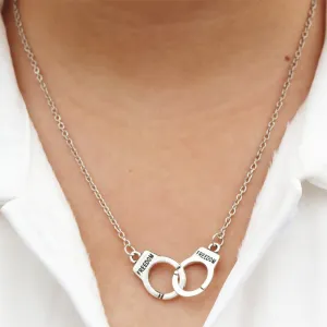 Handcuff Pendant Necklace for Women - Freedom Lover Necklace