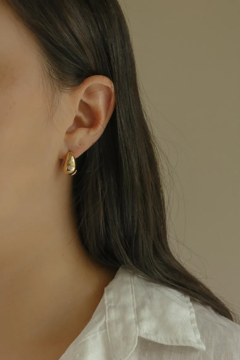 Harriet Dome Hoop Earrings