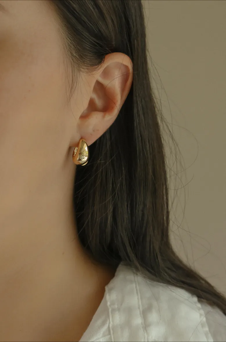 Harriet Dome Hoop Earrings