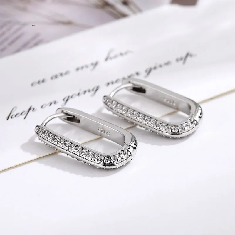 High-Grade Geometric Ear Clip - Simple & Luxurious Statement Earrings