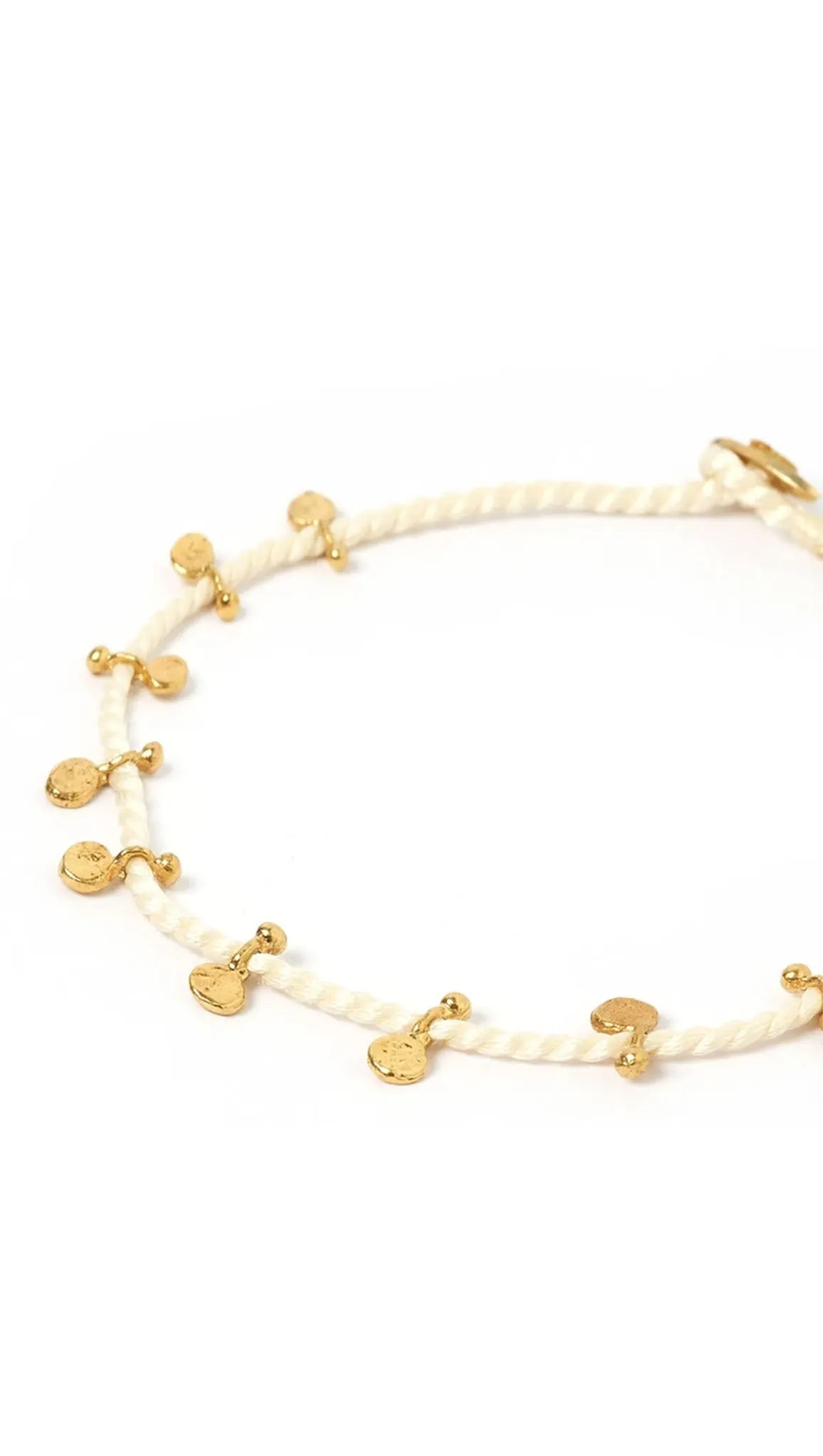 Jai Bracelet - Gold/White