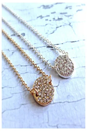 Jeweled Disc Necklace - Final Sale