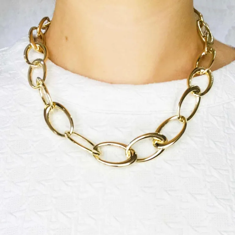 Large Link Chain Necklace