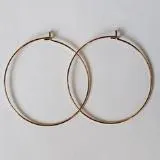 Large Simple Plain Hoop