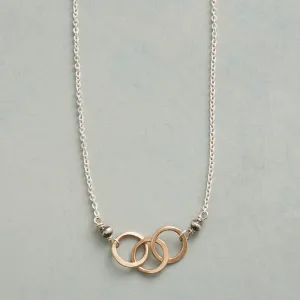 Linked Ring Necklace