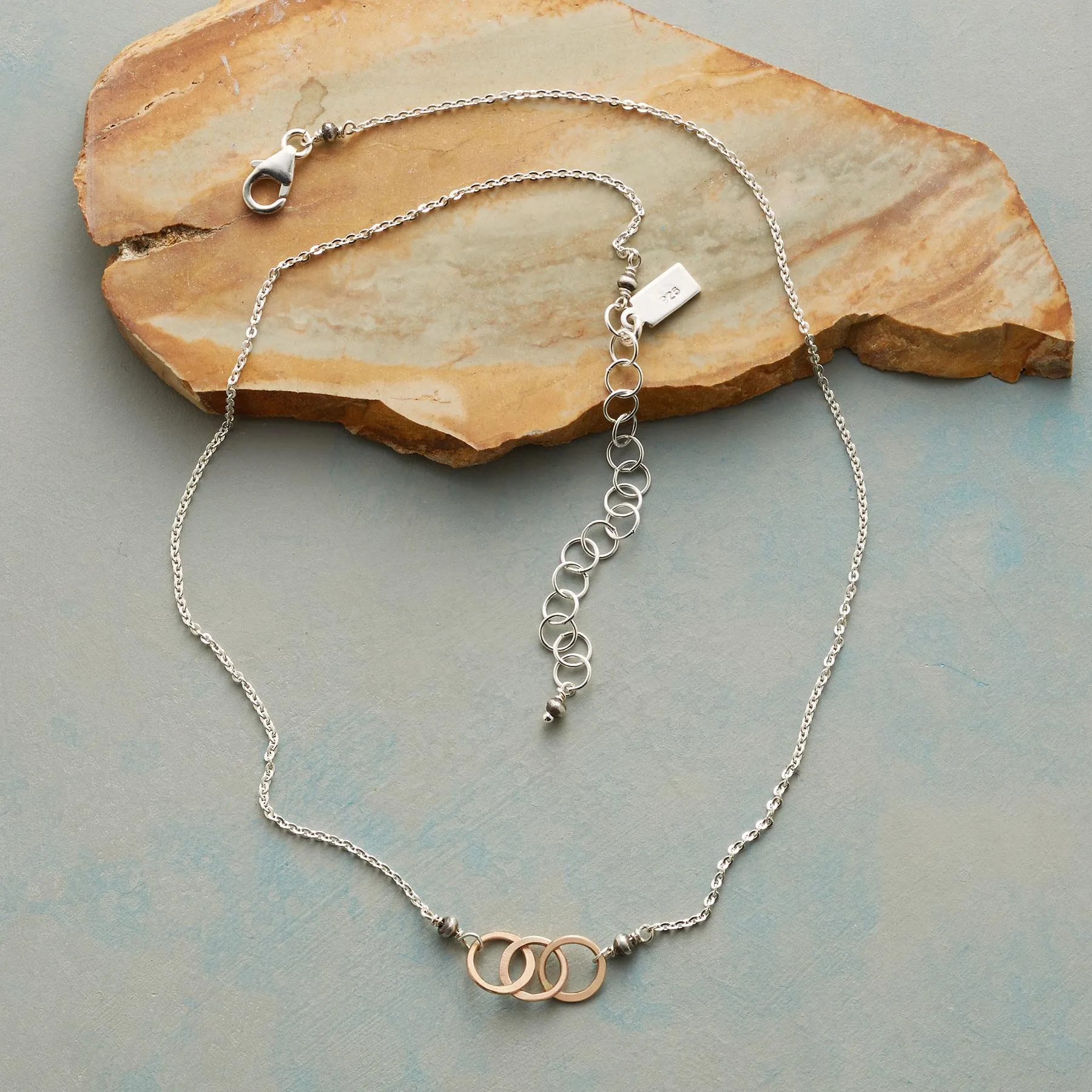 Linked Ring Necklace