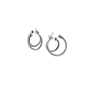 Loka Double Hoop Earrings