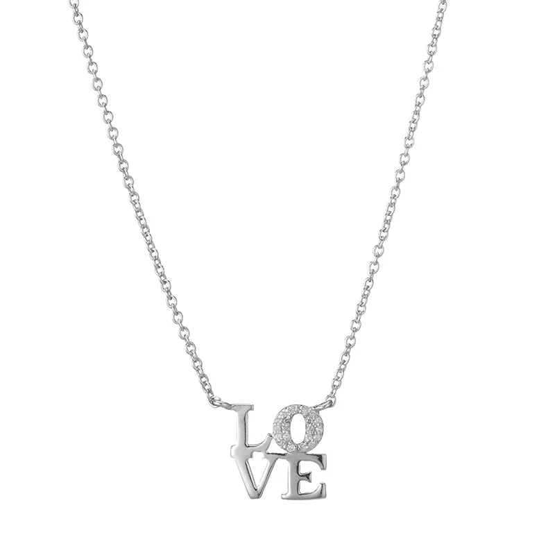 LOVE Pavé Diamond Necklace