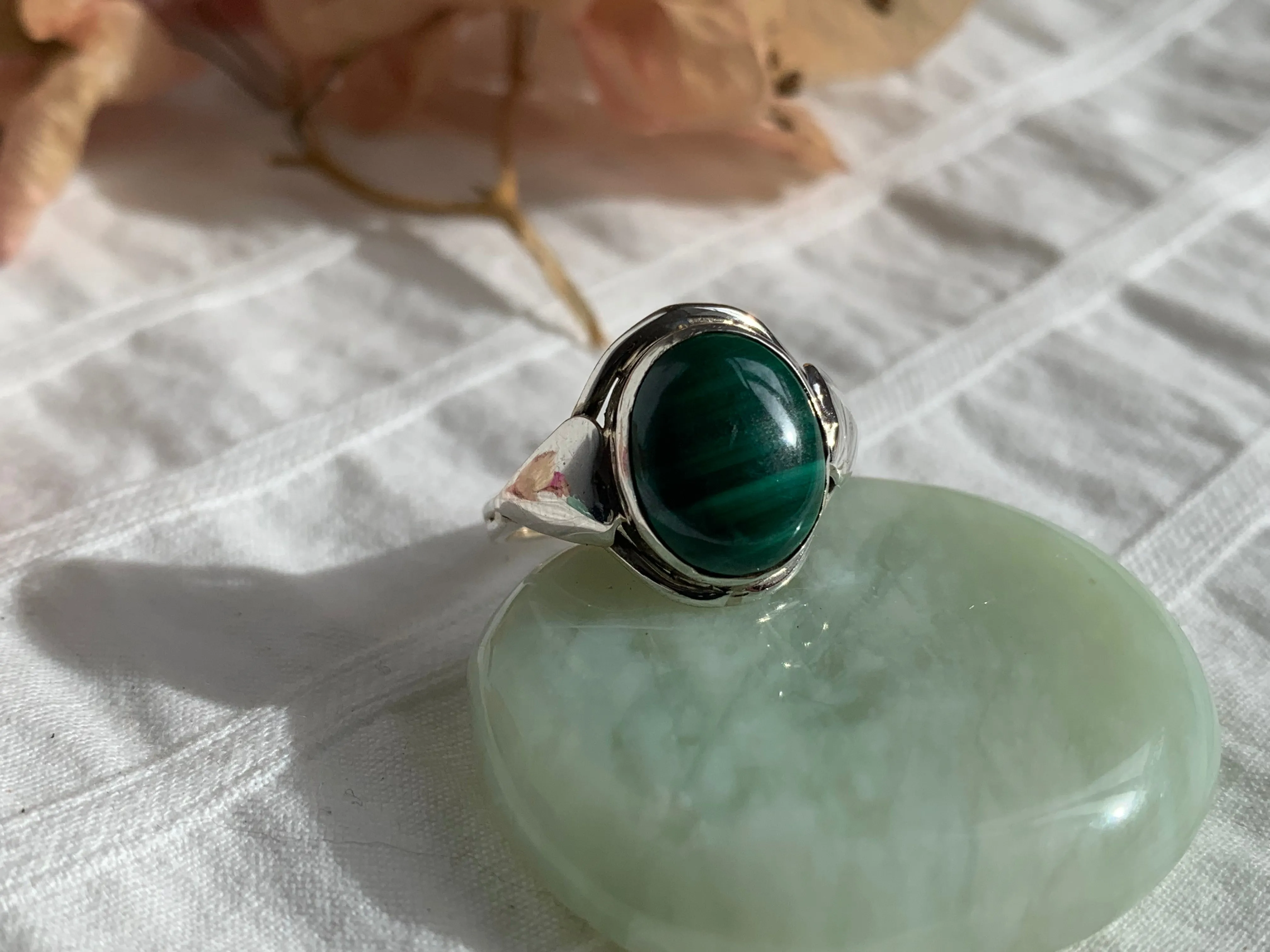 Malachite Vacuna Ring