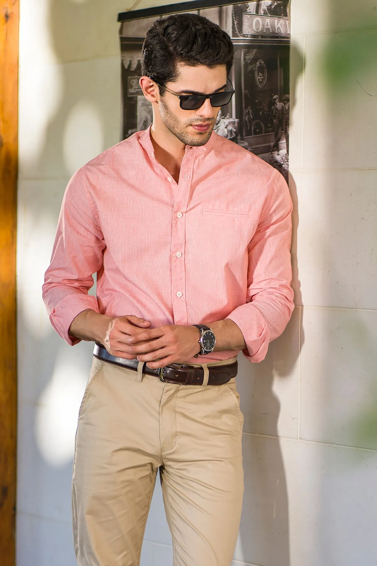 Mens "RADAMES" Cotton Stylish Summer Casual Shirt