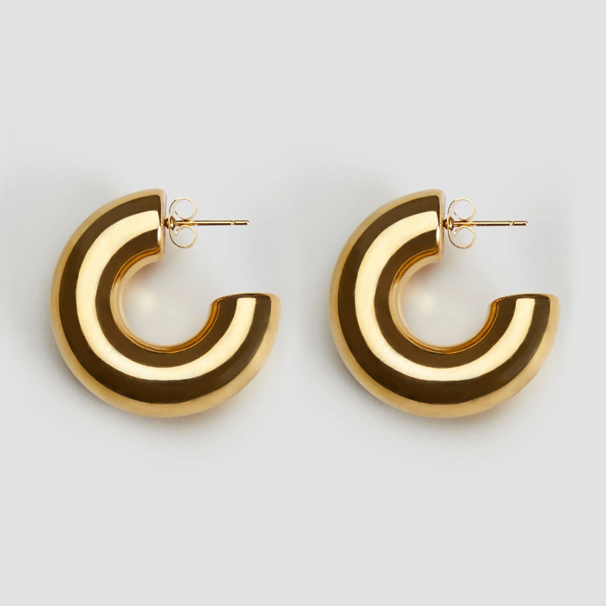 Midi Bold 18k Gold Plated Earrings