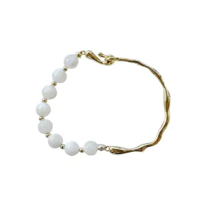 Mop Shell Beads Wave Bracelet