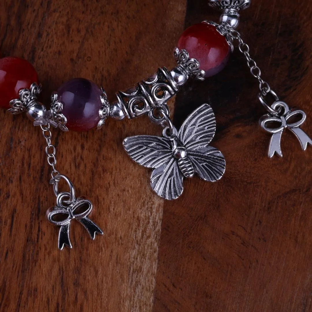 Mystic Butterfly Charm Bracelet