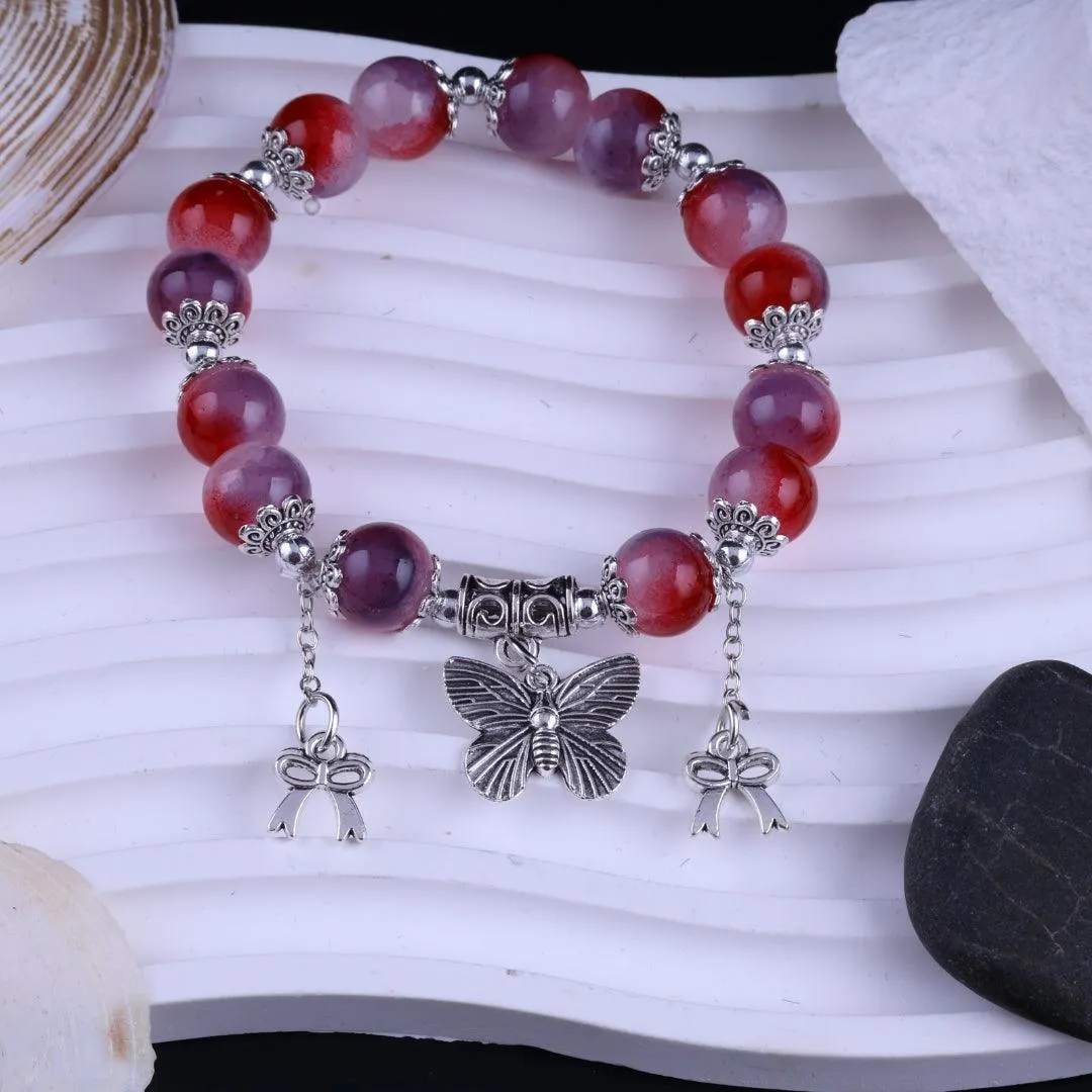 Mystic Butterfly Charm Bracelet