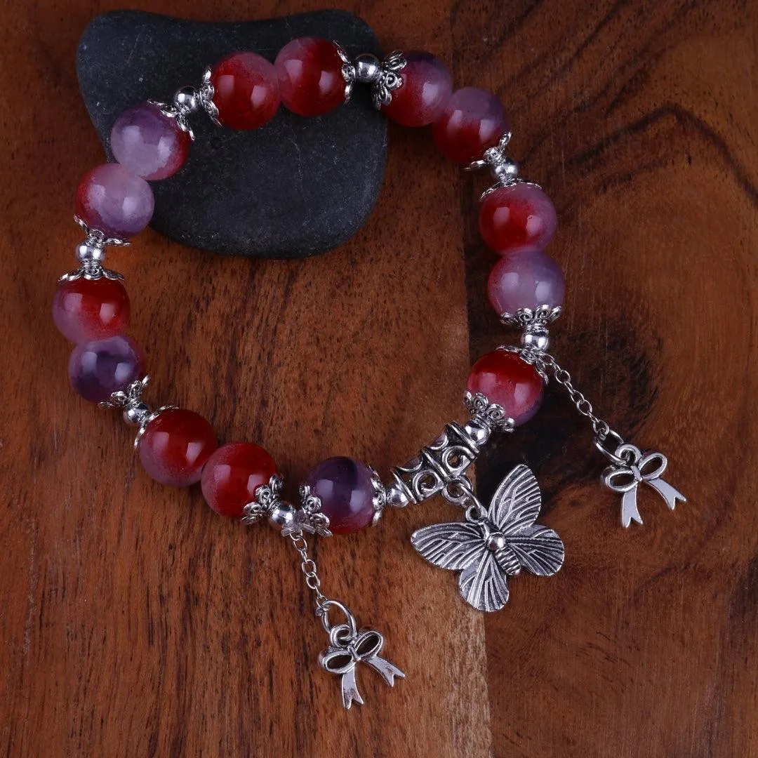 Mystic Butterfly Charm Bracelet