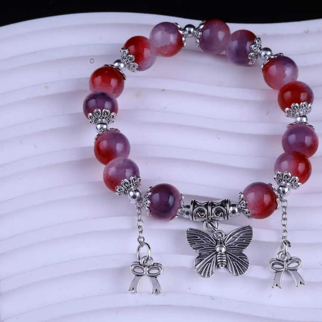 Mystic Butterfly Charm Bracelet