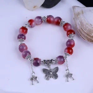 Mystic Butterfly Charm Bracelet